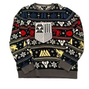 Numskull Destiny Christmas Sweater MEDIUM Unisex Fair Isle Nordic Knit